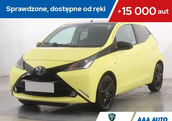 toyota aygo śląskie Toyota Aygo cena 43000 przebieg: 68464, rok produkcji 2016 z Poniec